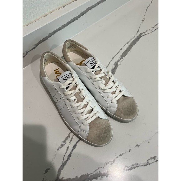 Sam Edelman Aubrie Sneaker Purposely Distressed 8.5M - Picture 3 of 9